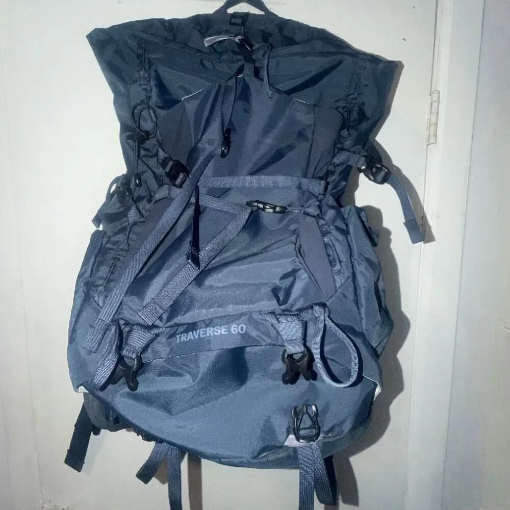 REI COOP Midnight Blue Traverse 60 Hiking Pack-Men’s Large Torso, Small Hipbelt